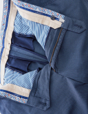 W. Wegener Eton 5646 Modré Pánské kalhoty