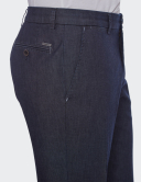 W. Wegener 5687 Conti bleumarin panské kalhoty 