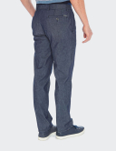 W. Wegener Eton 5687 modré Pánské kalhoty