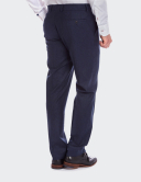 W. Wegener 6212 Eton modré Pánské kalhoty