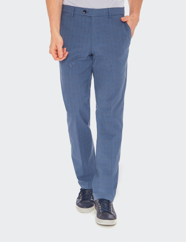 Meyer Bonn 5417 modrý panské kalhoty 