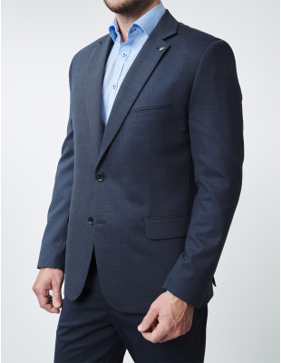 W. Wegener Nelson 5358 modré pánské sako