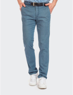 Meyer Bonn 5685 modré panské kalhoty