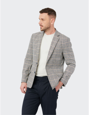 W. Wegener Bond 5798 modré panské sako