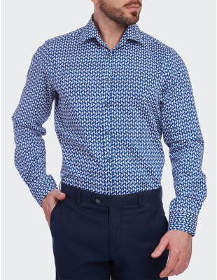 Camasa Wegener 5960 Bleumarin