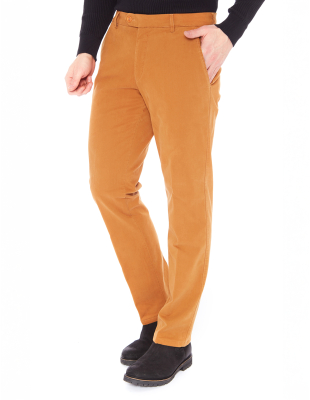 Meyer Bonn 6426 hořčičná žlutá panské kalhoty