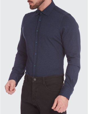 W. Wegener 6959 modrá panské košile