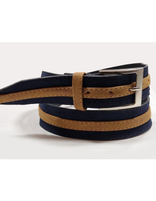 Pánský pásek bt203 modrý