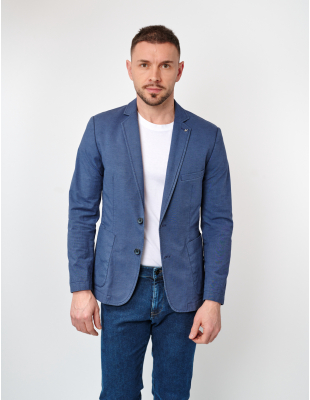 W. Wegener Jack F003 modrý panské sako