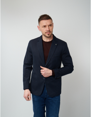 W. Wegener Kenny 2S H011 modrý panské sako