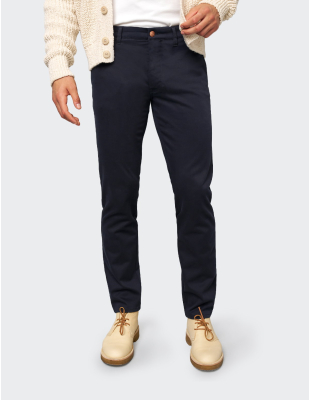 M5 by Meyer Move 6502 modrý panské kalhoty