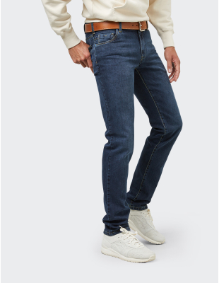 M|5 by Meyer Slim 6207/18 tmavě modrá panské kalhoty